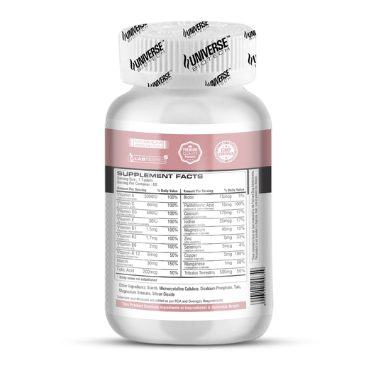 Universe Biotech Multitest 500mg 60 Tablets