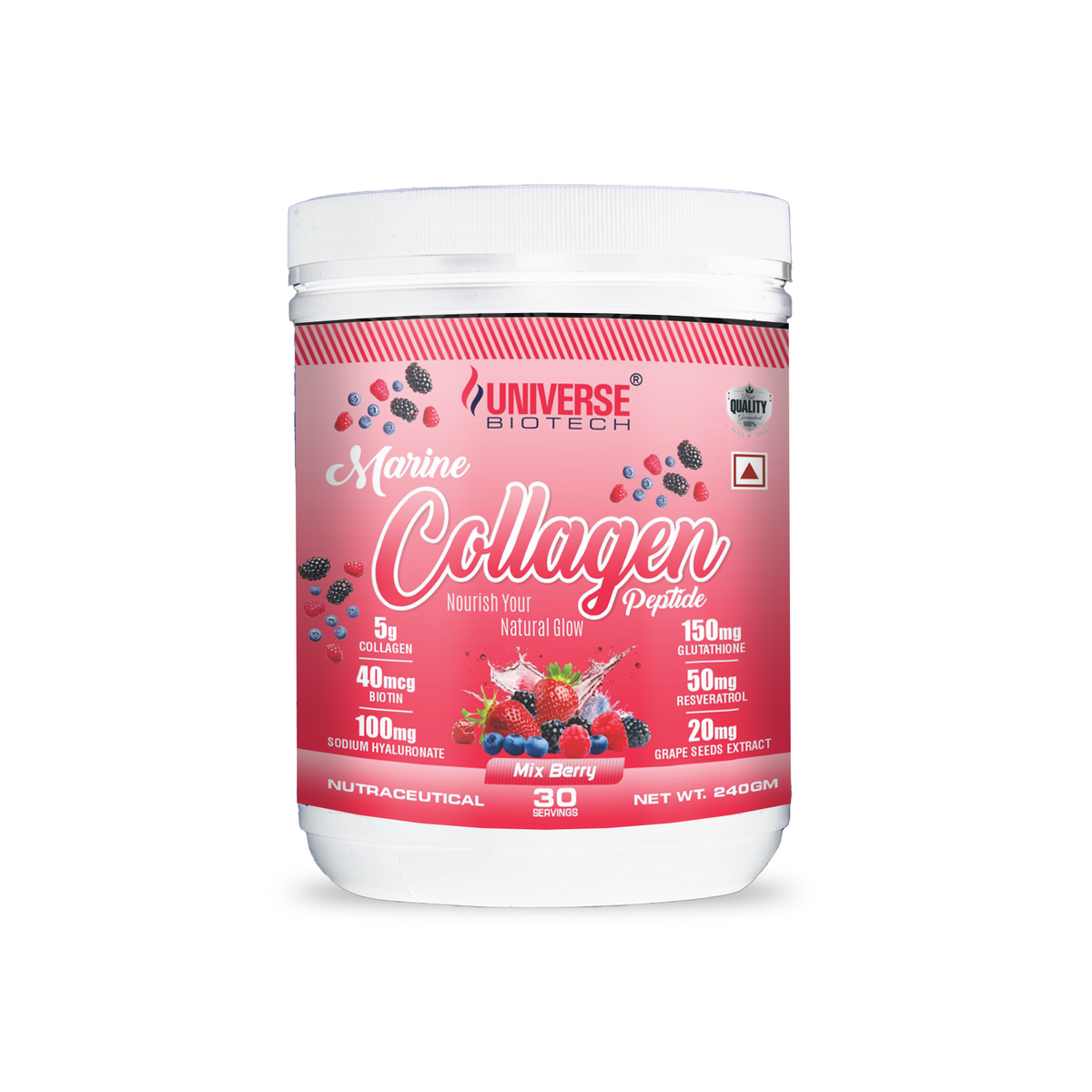 Universe Biotech Marine Collagen Peptide Powder 240g
