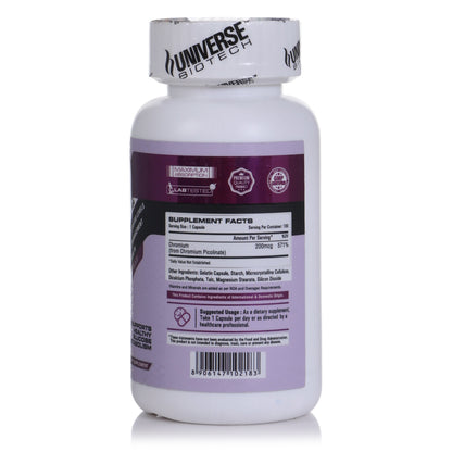 Universe Biotech Chromium Picolinate 100 Capsules