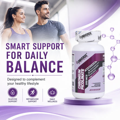 Universe Biotech Chromium Picolinate 100 Capsules