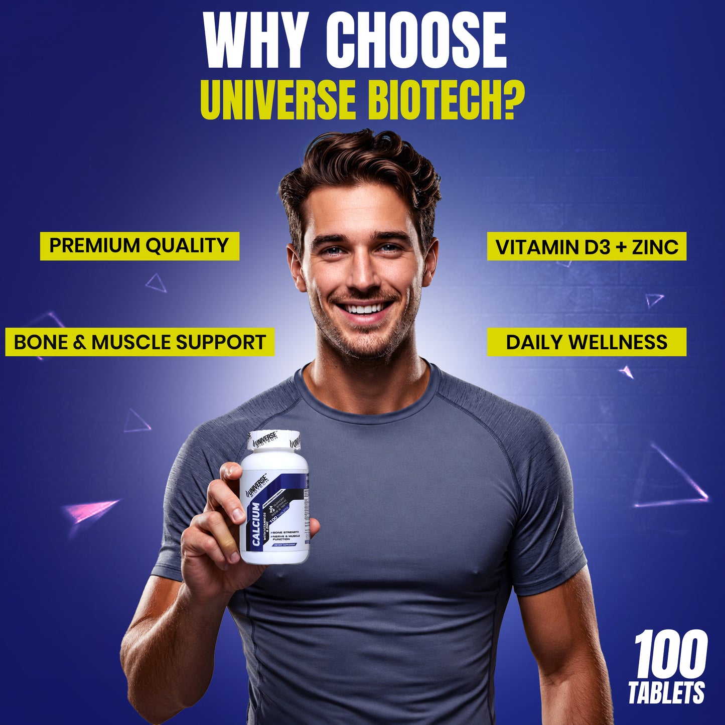 Universe Biotech Calcium 100 Tablets