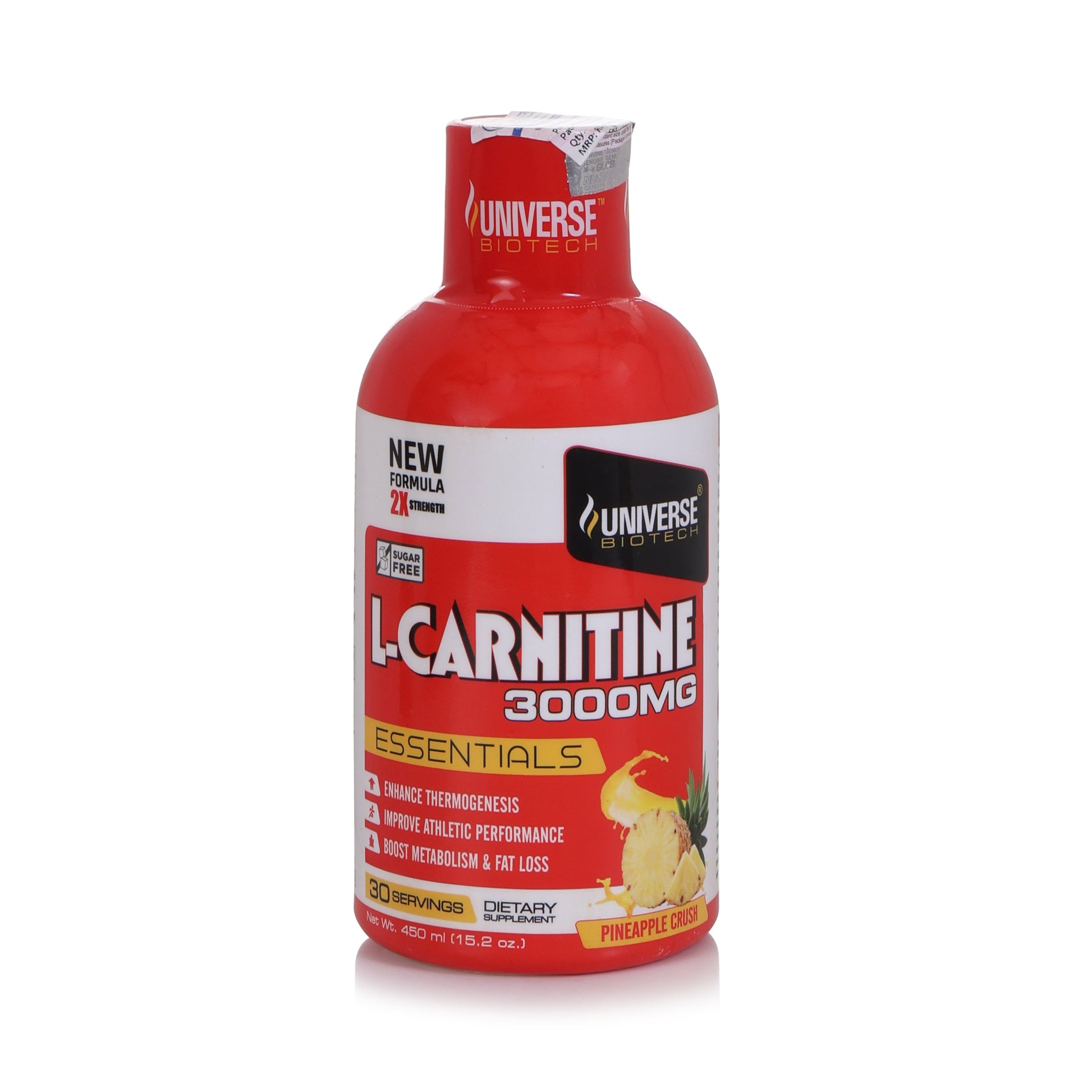 Universe Biotech L-Carnitine 3000mg Liquid 450ml