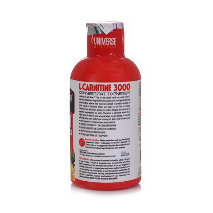 Universe Biotech L-Carnitine 3000mg Liquid (450ml) 30 Servings.