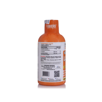 Universe Biotech L-Carnitine 3000mg Liquid (450ml) 30 Servings.