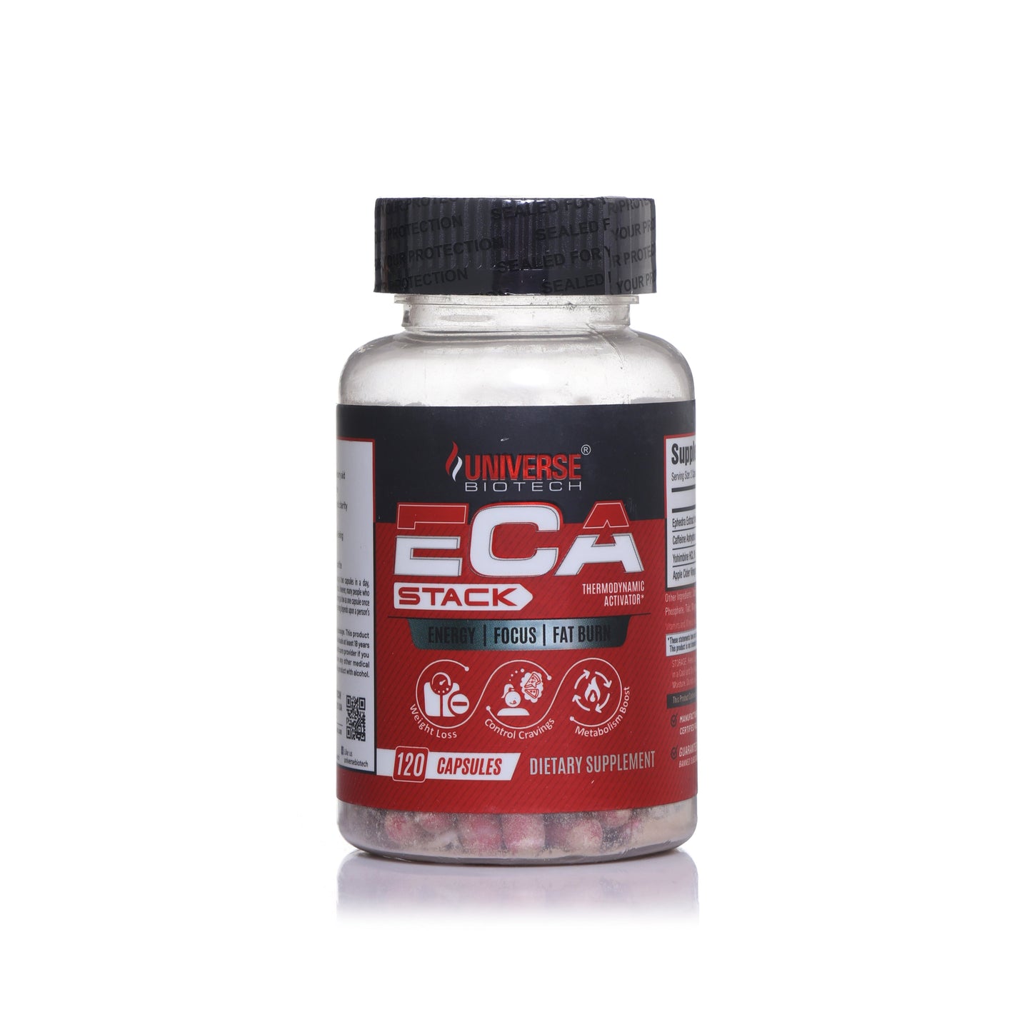 Universe Biotech ECA STACK, 120 Capsules