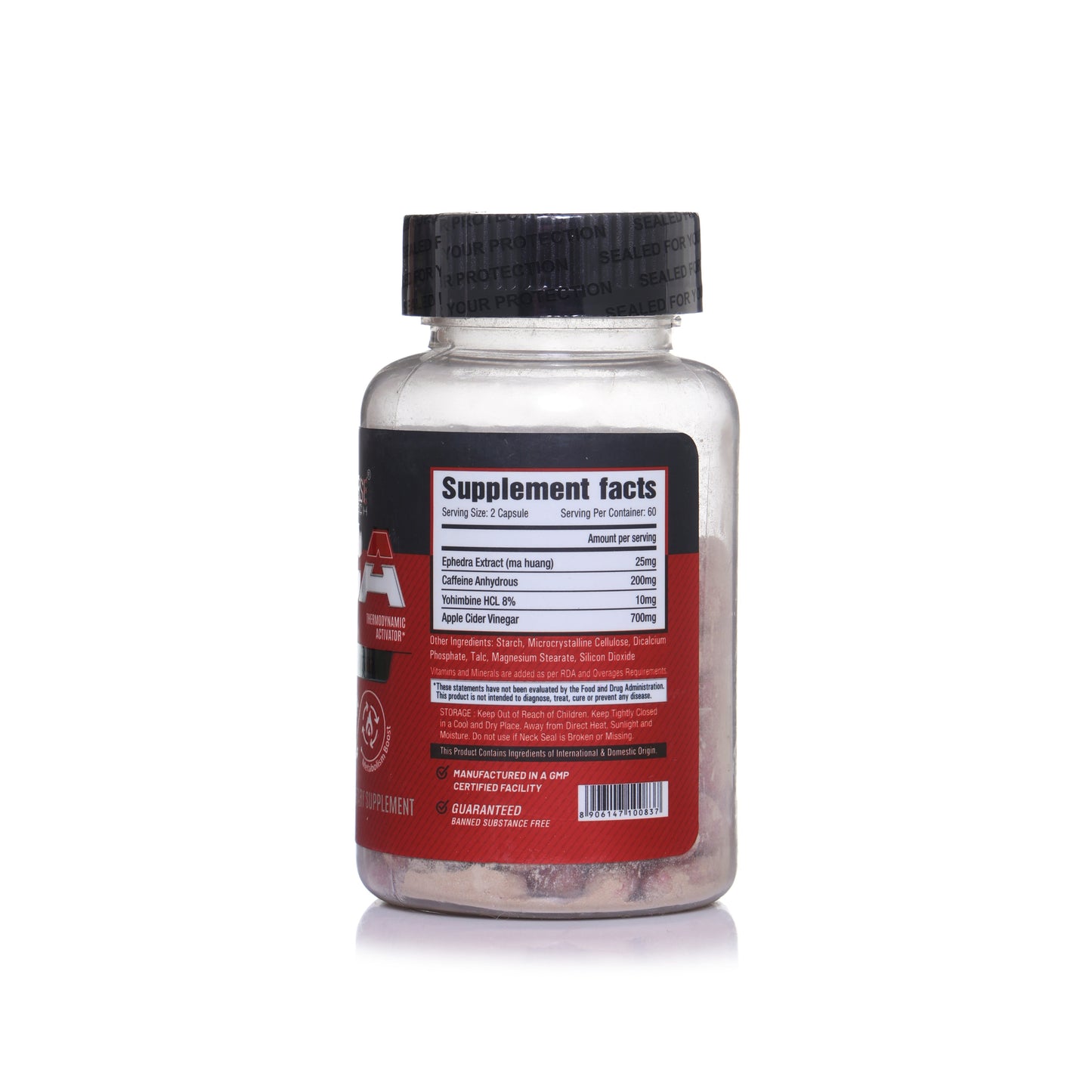 Universe Biotech ECA STACK, 120 Capsules
