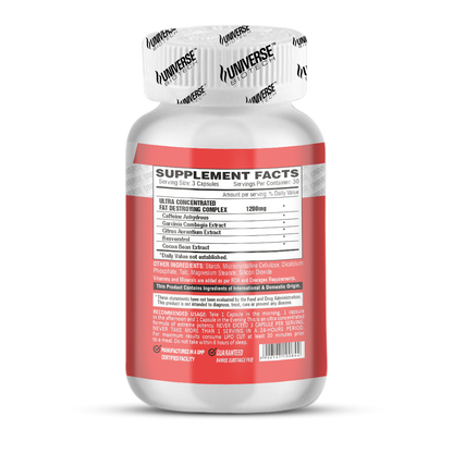 Universe Biotech Lipo Cut Fat Burner 90 Capsules