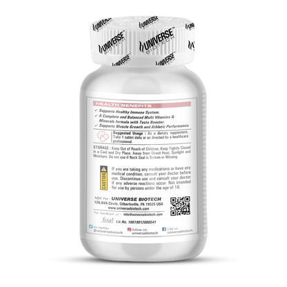 Universe Biotech Multitest 500mg 60 Tablets