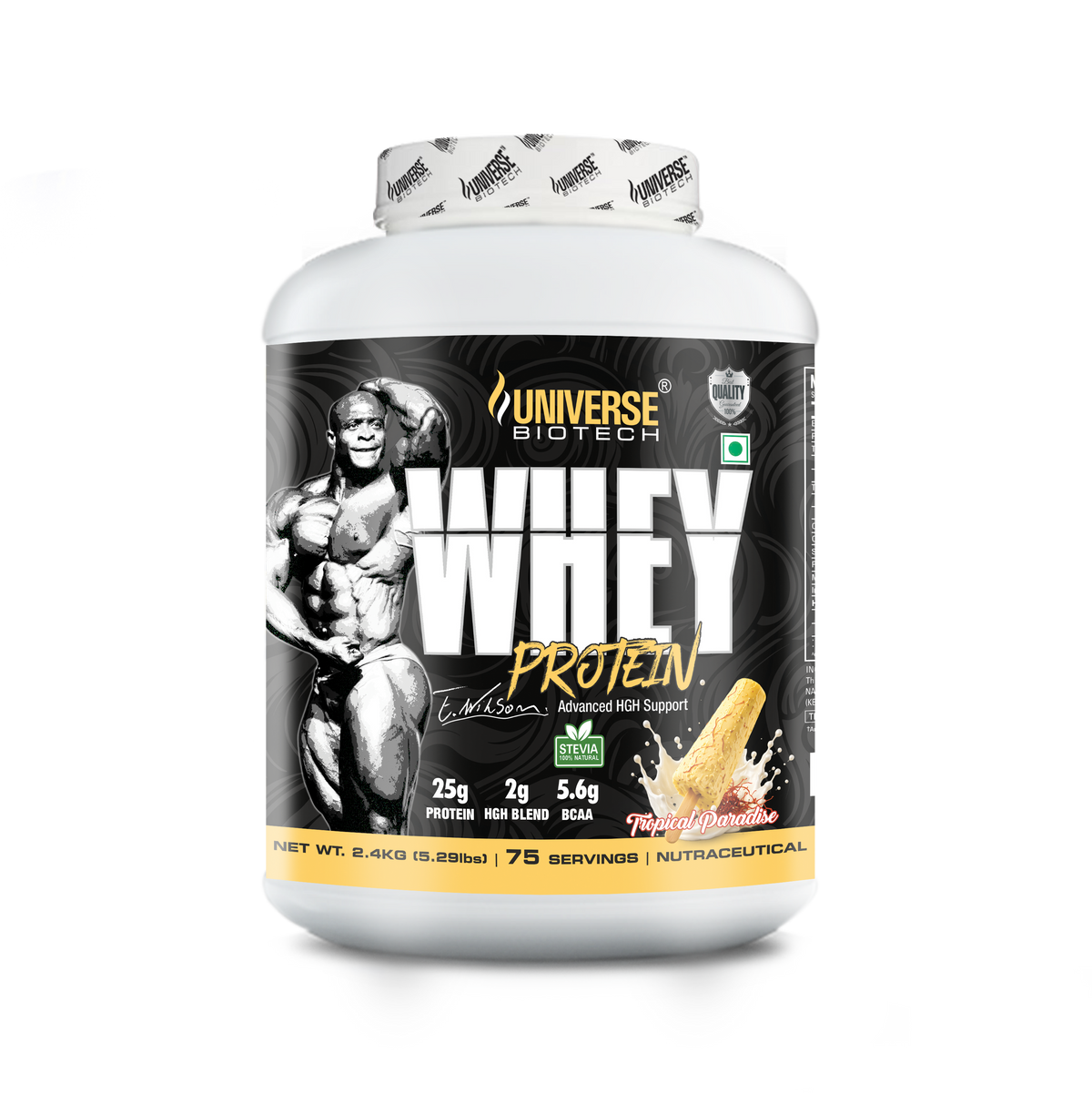 Universe Biotech Whey Protein 5.29lbs (2.4kg) 75 Servings