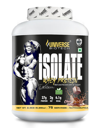 Universe Biotech Isolate Whey Protein 5.29lbs (2.4kg) 75 servings
