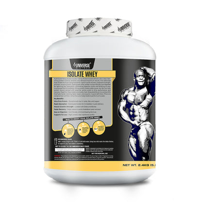 Universe Biotech Isolate Whey Protein 5.29lbs (2.4kg) 75 servings
